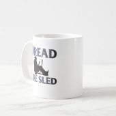 スラットホッケーを怖がる コーヒーマグカップ (正面左)