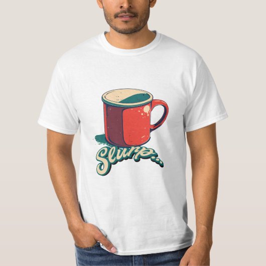 スラップコーヒーマグ Tシャツ (正面)