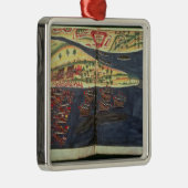 スラトの調査の地図 メタルオーナメント (右)