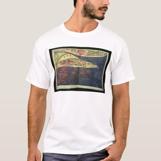 スラトの調査の地図 Tシャツ (正面)