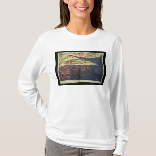 スラトの調査の地図 Tシャツ (正面)