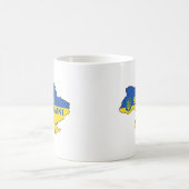 スラバウクレニСлава Україніグローリートゥウクライナ コーヒーマグカップ (中央)