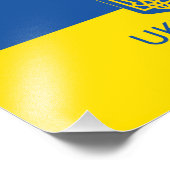 スラバウクレニグローリーウクライナ戦争平和シンボルパトリ フォトプリント            (角)