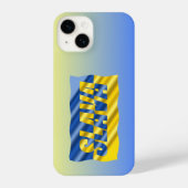 スラバウクレニ平和戦争ラストップバ・ウクライナ iPhoneケース (裏面)