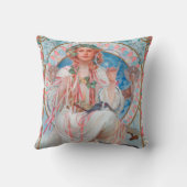 スラビア、ミュシャ クッション (裏面)