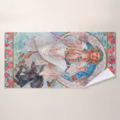 スラビア、ミュシャ バスタオル (バスタオル)