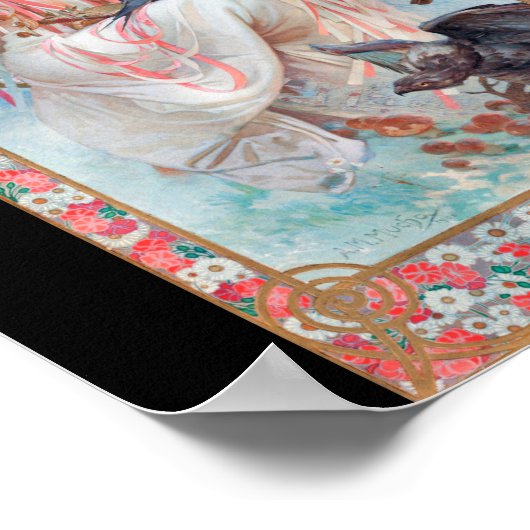 スラビア、ミュシャ ポスター (角)