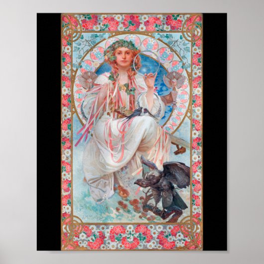 スラビア、ミュシャ ポスター (正面)