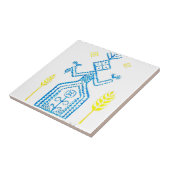 スラブの女神モクシュ タイル (側面)