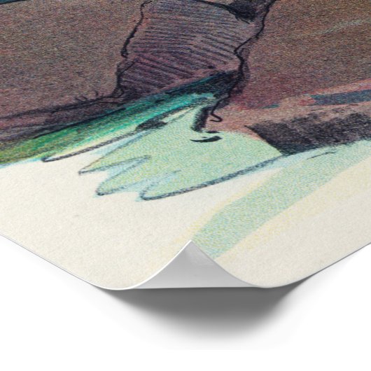 スラブヴィンテージイラストレーションの戦い ポスター (角)