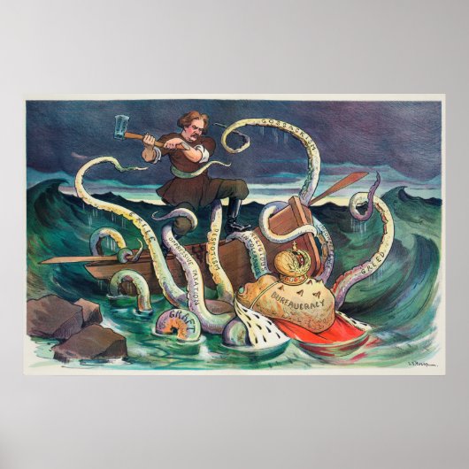 スラブヴィンテージイラストレーションの戦い ポスター (正面)