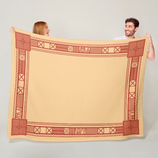 スラブ伝統的カレンダーのパターン フリースブランケット (インサイチュ)