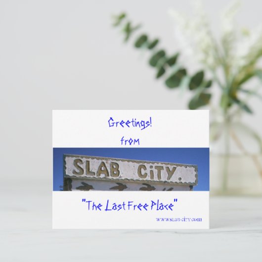 スラブ市 ポストカード (スタンド正面)