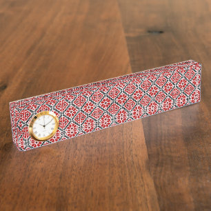 スラブ民族の刺繍, バルカン伝統 デスクネームプレート