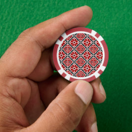 スラブ民族の刺繍, バルカン伝統 ポーカーチップ