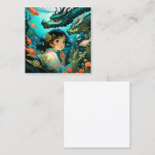 スラブ語の童話の伝統は主に~の特徴である スクエア名刺 (正面/裏面)