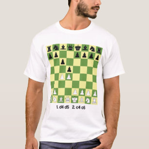 スラブ防衛チェスの開口部シャツチェスギフト Tシャツ