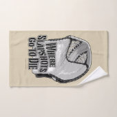 スラプショットが死ぬ場所（ホッケー） バスタオルセット (ハンドタオル)