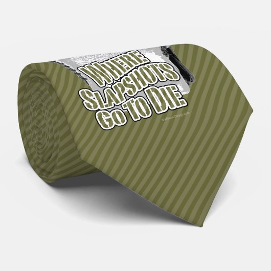 スラプショットが死ぬ（ホッケー）ネックタイ ネクタイ (ロール)