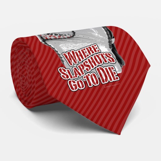 スラプショットが死ぬ（ホッケー）ネックタイ ネクタイ (ロール)