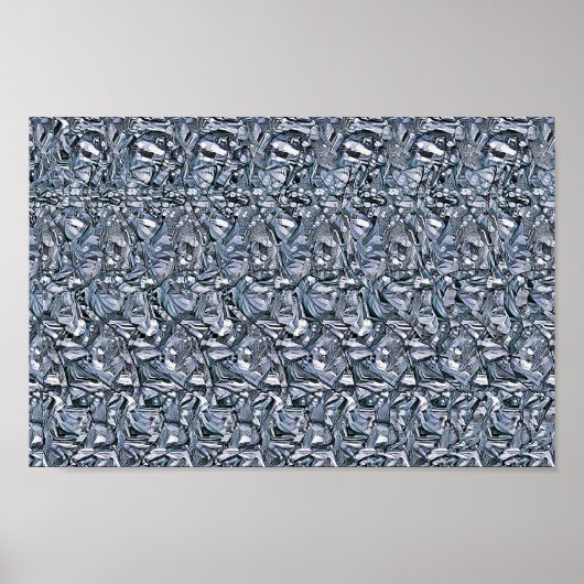 スラミング – 非表示3Dプリント ポスター (正面)