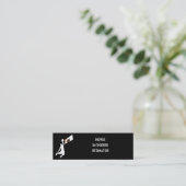 スラムダンクバスケットボールプレーヤー – ホワイトシルエット スキニー名刺 (スタンド正面)