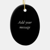 スラムダンクバスケットボールプレーヤー – ホワイトシルエット セラミックオーナメント (裏面)