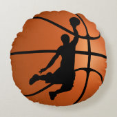 スラムダンクバスケットボール選手スポーツ ラウンドクッション (正面)
