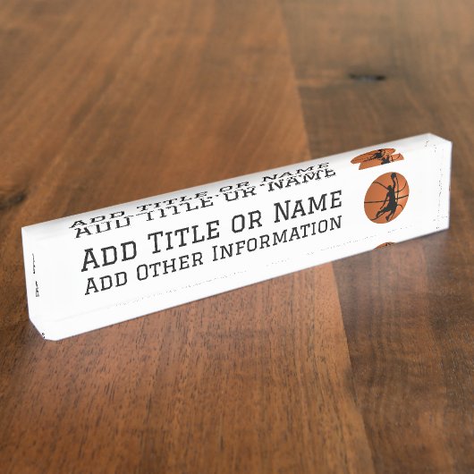 スラムダンクバスケットボール選手 デスクネームプレート (側面)
