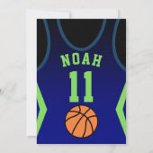 スラムダンクバースデーパーティーの招待 招待状 (裏面)