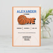 スラムダンクファースト誕生日バッシュ招待状 招待状 (スタンド正面)