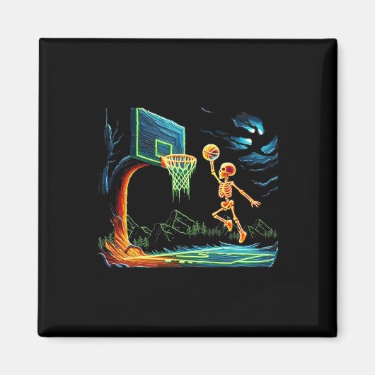 スラムダンクフープバスケットボールハロウィンメンズボーイズファン マグネット (正面)