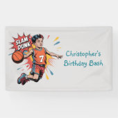 スラムダンクボーイ誕生日バッシュ 横断幕 (横)