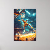 スラムダンクレジェンド – ダイナミックスポーツアート – バスケットボール キャンバスプリント (正面)