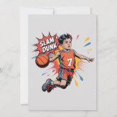 スラムダンク少年誕生日パーティー 招待状 (裏面)