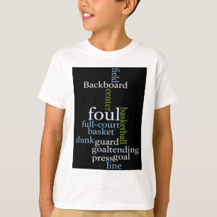 スラムダンク・オブ・ワーズ:チャンピオンズのバスケットボール・ゲーム Tシャツ