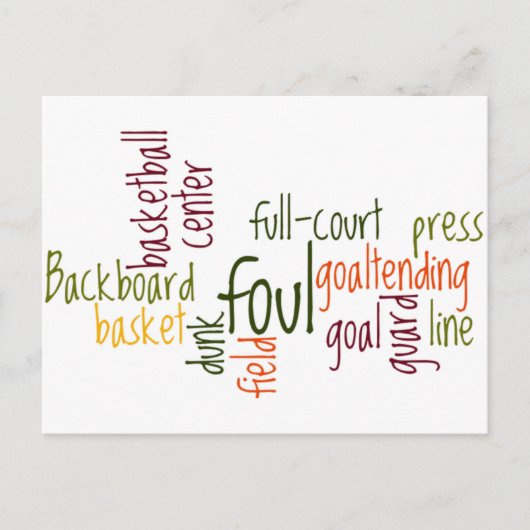 スラムダンク・ドリームズ：バスケットボール - チャンピオンのゲーム ポストカード (正面)