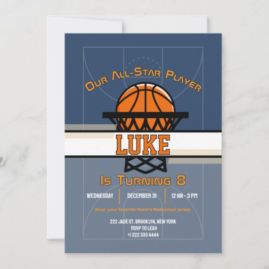 スラムダンク バースデー バッシュ インビテーション (正面)