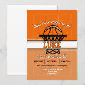 スラムダンク バースデー バッシュ インビテーション (正面/裏面)