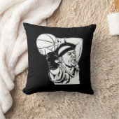 スラムダンク – 白黒ピロー クッション (ブランケット)