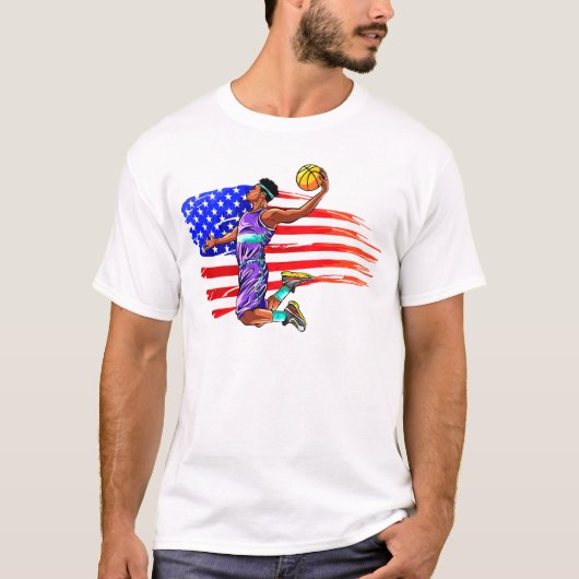 スラムダンクUSA Tシャツ (正面)