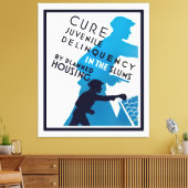 スラム街での少年非行を治す キャンバスプリント (インサイチュ (リビング))