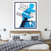 スラム街での少年非行を治す キャンバスプリント (インサイチュ (寝室))