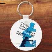 スラム街での少年非行を治す キーホルダー (正面)