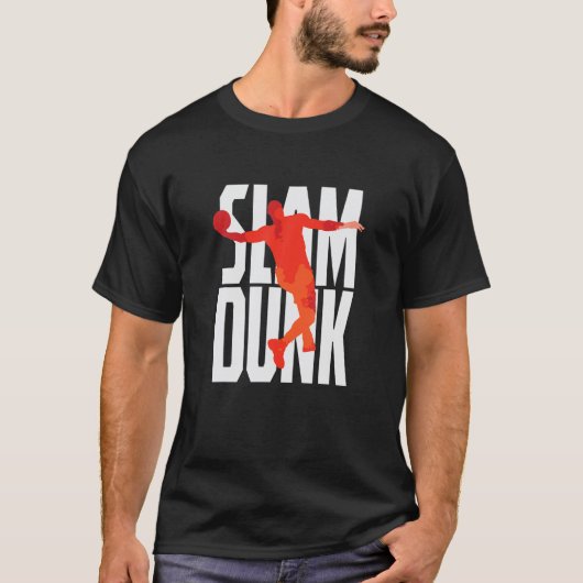 スラム・ダンク・バスケットボール Tシャツ (正面)