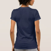 スラロームの水上スキーのティー Tシャツ (裏面)