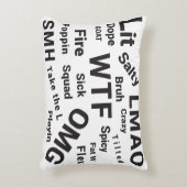 スラングのことわざ10代のと2019枕からの話 アクセントクッション (正面(垂直))