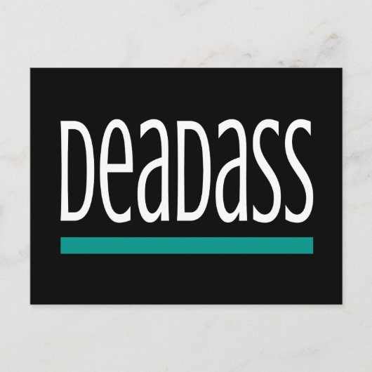 スラングの贈り物実在に真剣に取り組む ポストカード (正面)