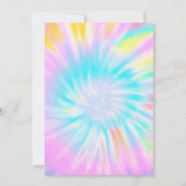 スランバーガール絞り染めバースデーパーティー 招待状 (裏面)