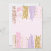 スランバースリーポバーバースデーパーティティーントゥイーンパーティー 招待状 (裏面)